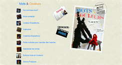 Desktop Screenshot of motsetcouleurs.com
